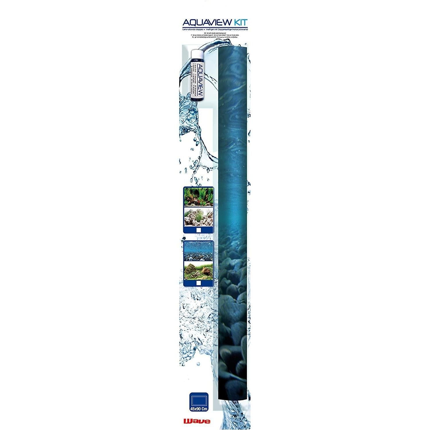Sfondo Acquario cm90x45h due lati con colla inclusa Sfondo Acquario cm90x45h due lati con colla inclusa